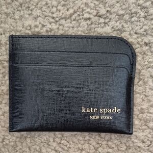 Like New Kate Spade Black Card Holder